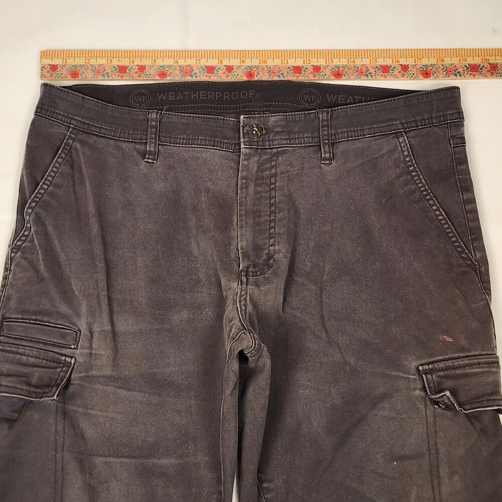 Weatherproof Cargo Pockets Black Utility Pant Men's Size 36W x 32L - Picture 9 of 11
